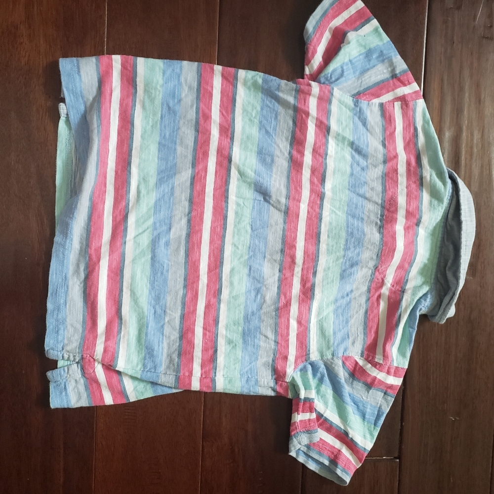 Boys Striped Polo Shirt - Picture 3 of 3